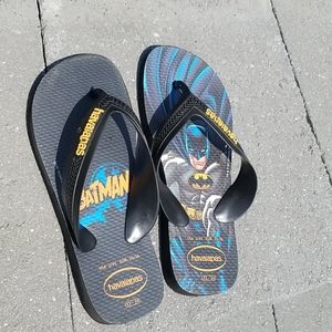 Havaianas, Batman Flip Flops, Kids, Size 3-4